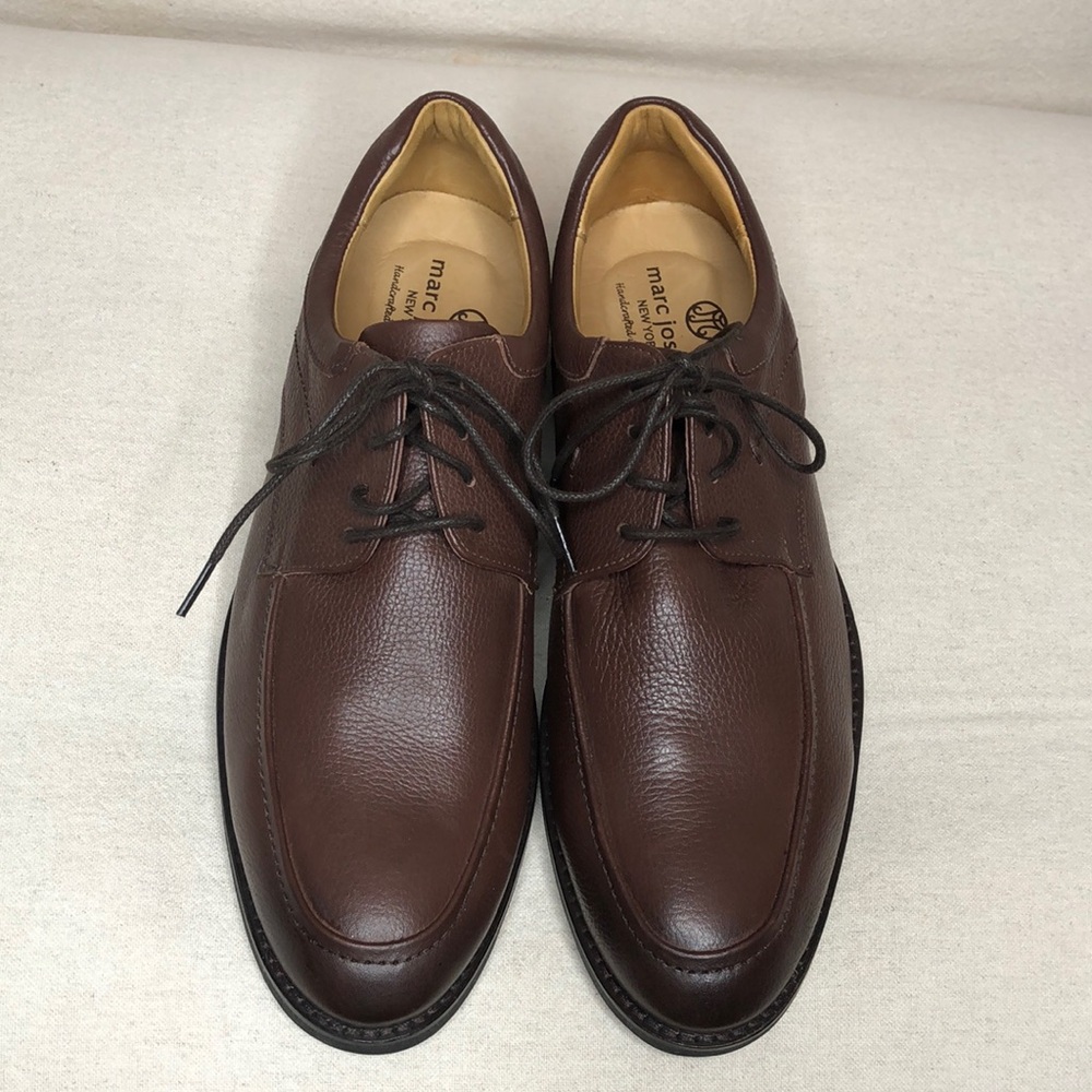 Marc Joseph New York Handcrafted in Brazil Men Size 10,5 Brown NEW never worn